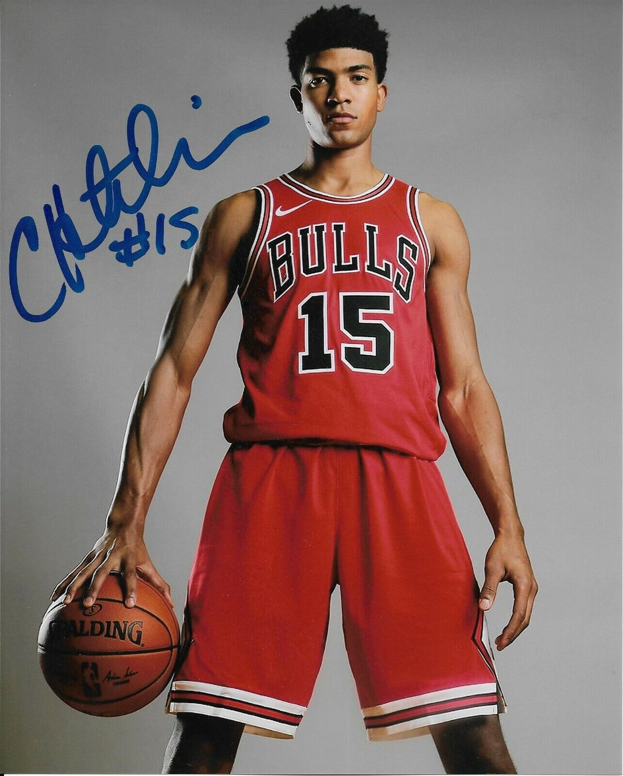 CHANDLER HUTCHISON signed autographed CHICAGO BULLS 8x10 Photo Poster painting w/ COA