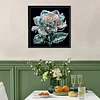Rose speziell geformte 5D-DIY-Teilbohrer-Diamanten-Punkte-Edelstein-Kunst-Kits f&uuml;r Erwachsene Anf&auml;nger Wohnaccessoires Diamanten-Gem&auml;lde Edelstein-Kun