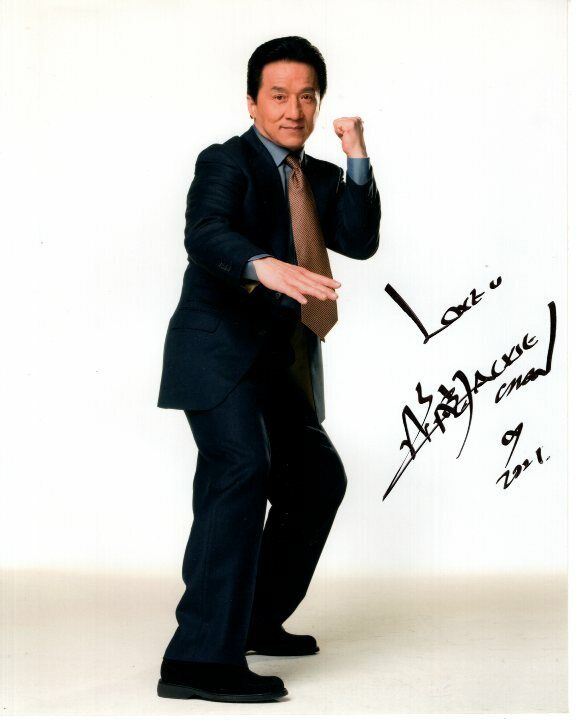 JACKIE CHAN Signed Autographed 8x10 Photo Poster painting