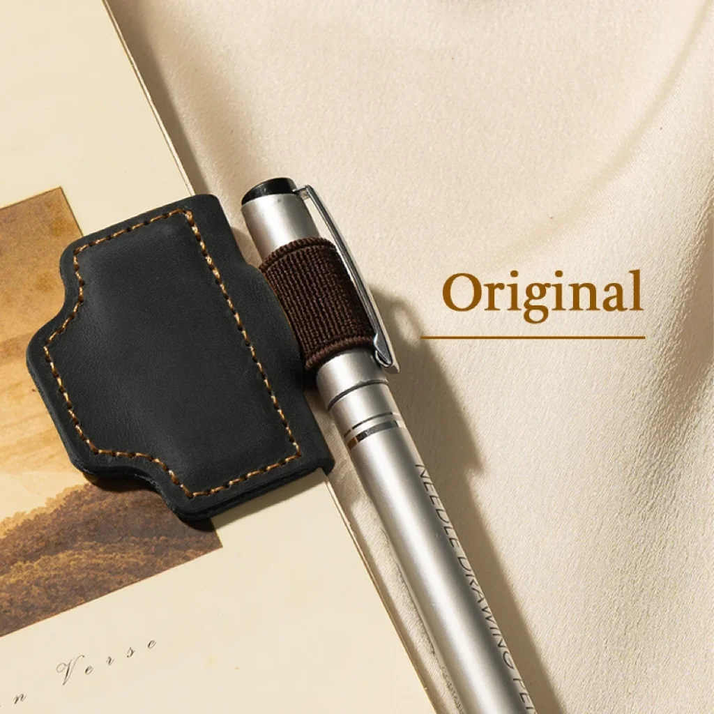 BygoneMark - LAST DAY 70% OFF - Personalized Magnetic Leather Pen Holder Bookmark