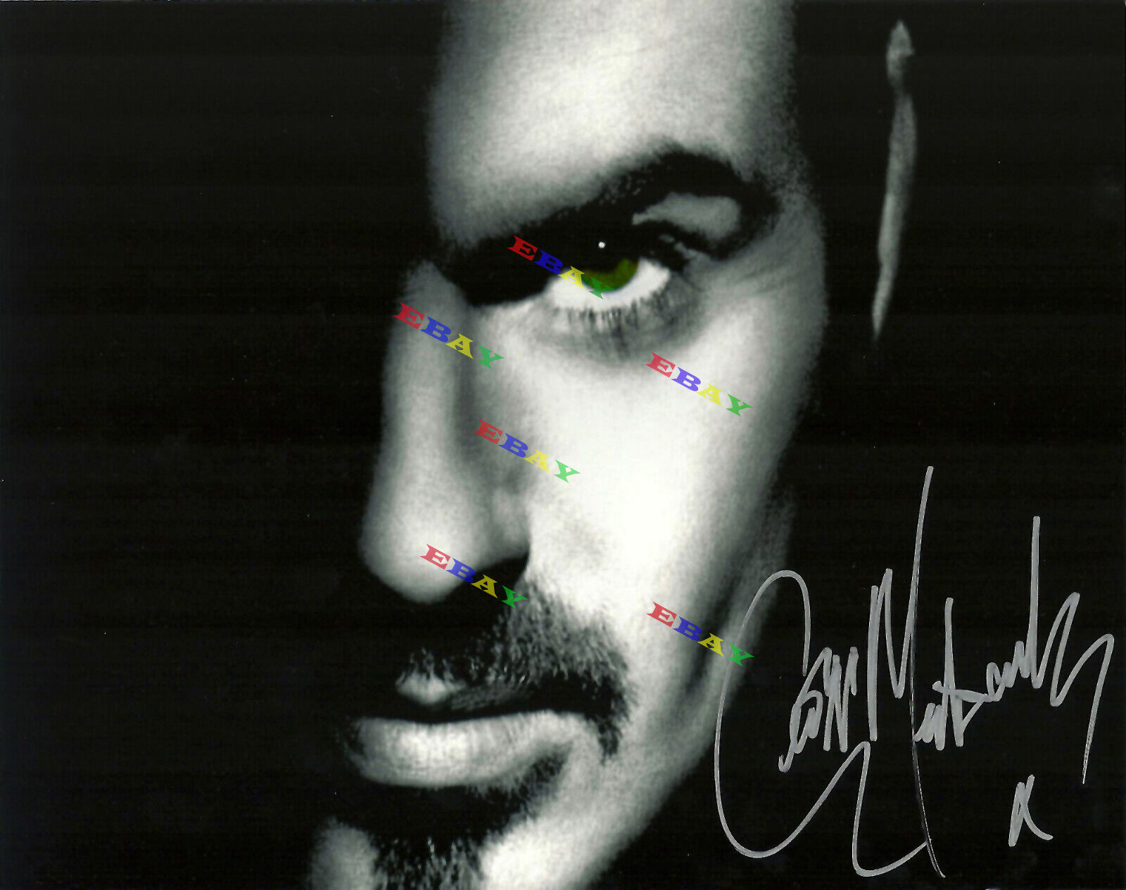 George Micheal Autographed signed 8x10 Photo Poster painting Reprint