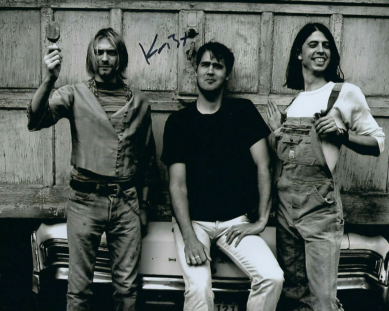 GFA Nirvana Original Bassist * KRIST NOVOSELIC * Signed 8x10 Photo Poster painting K2 COA