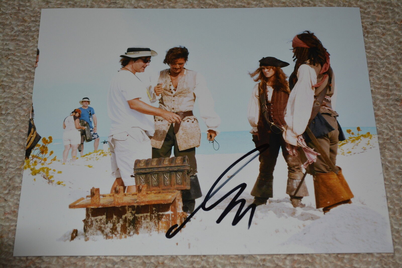 GORE VERBINSKI signed autograph 8x10 In Person PIRATES OF THE CARIBBEAN