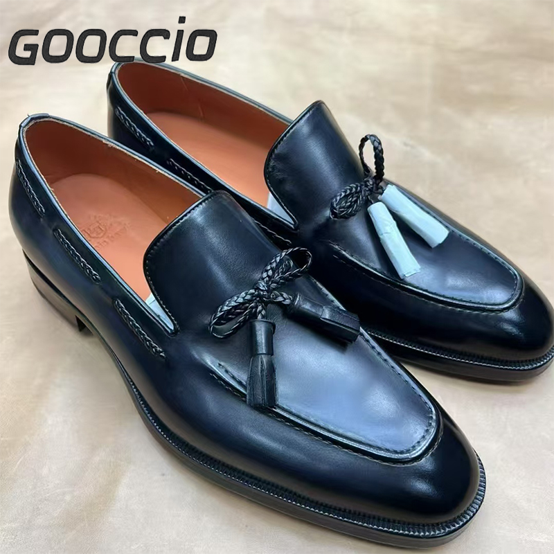 YH184 Prenium Calf-Skin Dress Shoes/Loafer Shoes For Men GOOCCIO   