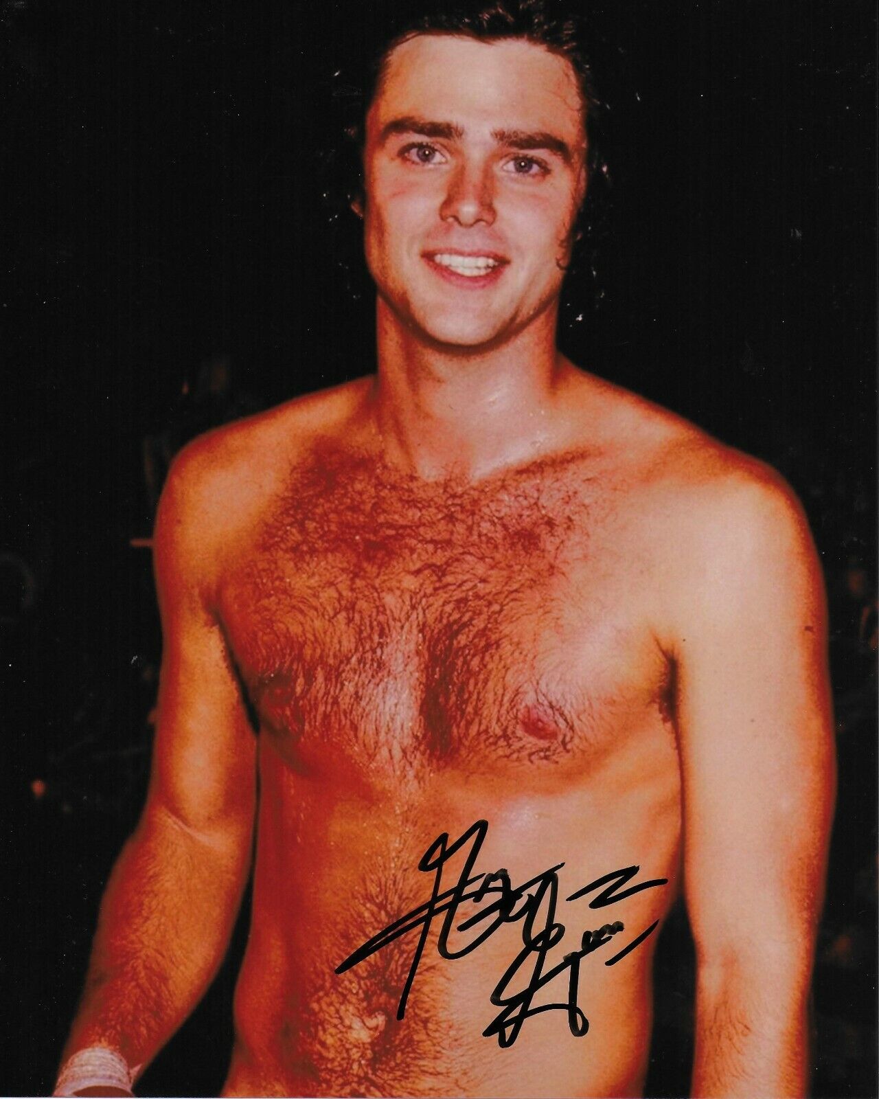 Greg Evigan Beefcake Shirtless Signed 8x10 Photo Poster painting At Hollywoodshow RARE #3