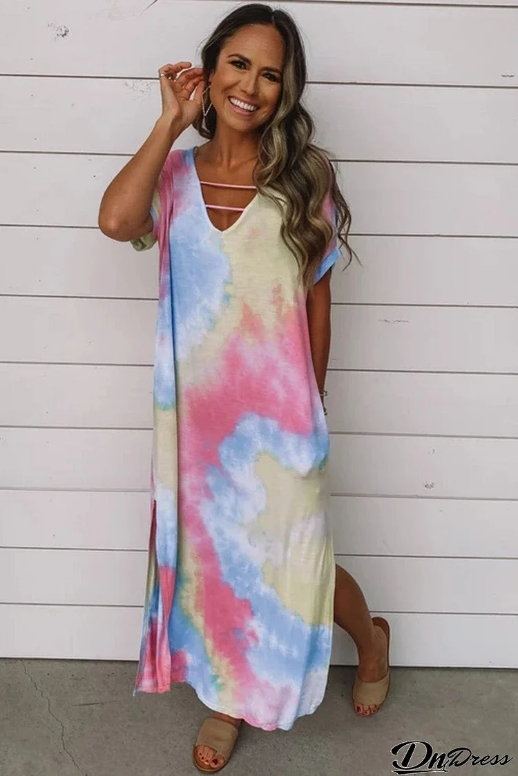 Tie Dye Maxi Dress