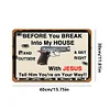 Gun - Metal Tin Signs(8*12Inch/12*16Inch)