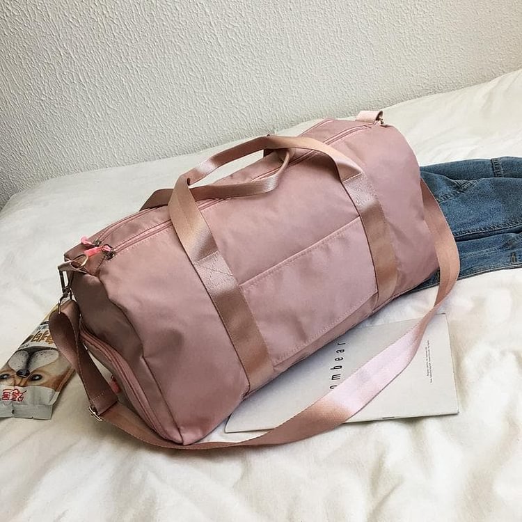 Black/Pink Travel Sports Handbag SP14009