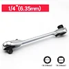 1/4 inch Mini 72 Tooth Ratchet Wrench CR-V Socket Spanner Car Repair Tool