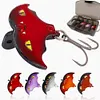 5Pcs Fishing Lures Bionic Bat Baits Artificial Bait Swimbait Hard Baits for Bass