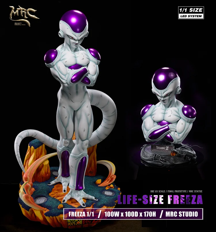 PRE-ORDER MRC Studio - Dragon Ball Frieza 1/4 & 1/1 Statue(GK) Bust -