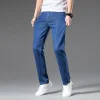 Men's Thin Fit Straight Leg Stretch Jeans