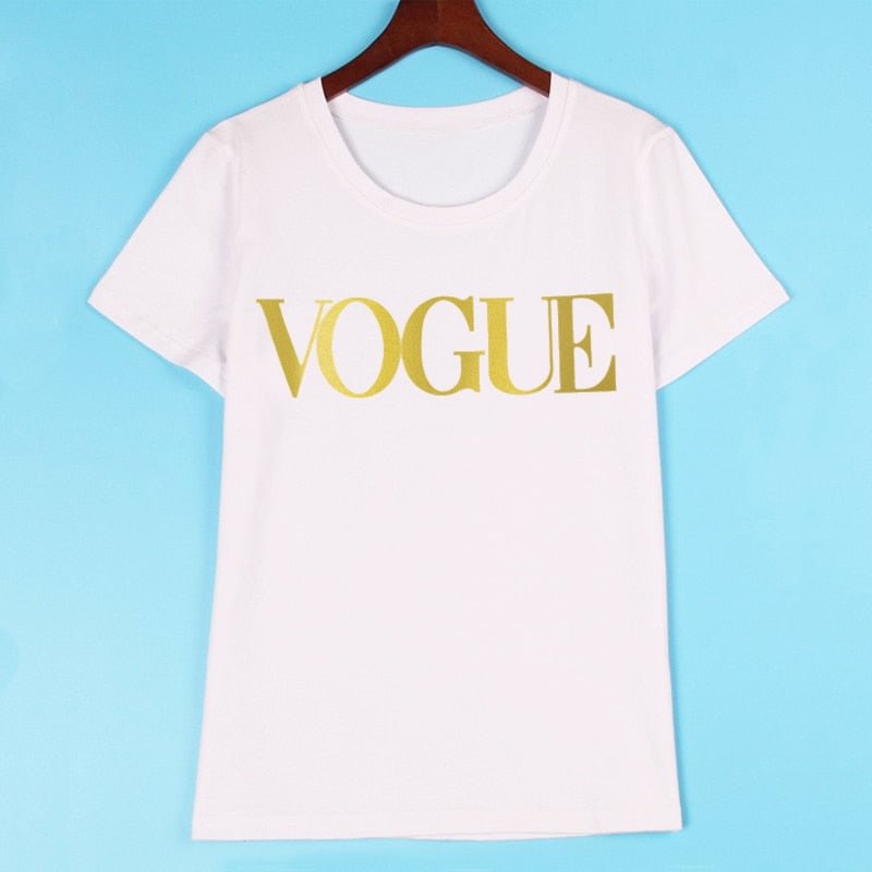 blouse Europe Fashion Brand Glod Shining Letter shirt Women Simple O-Neck Short Sleeve Femme Tops 5 Colors
