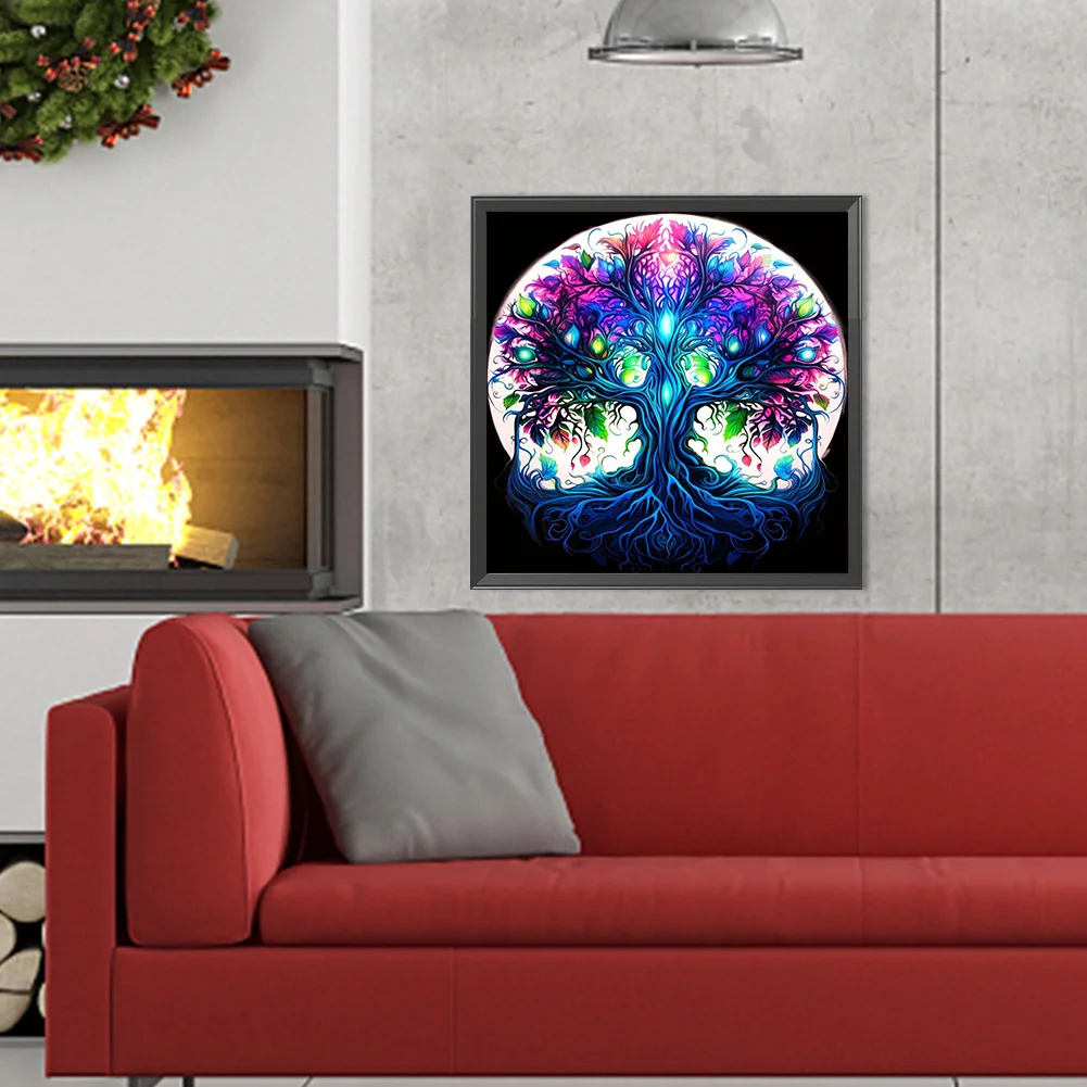 Diamond Painting - Full Round Drill - Life Tree(Canvas|40*40cm)