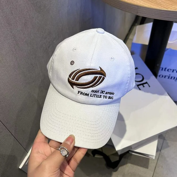 2023 Summer Washable Soft Top Baseball Hat Mens and Womens Leisure Embroidery LettersOutdoor Shade Hat BQ1615