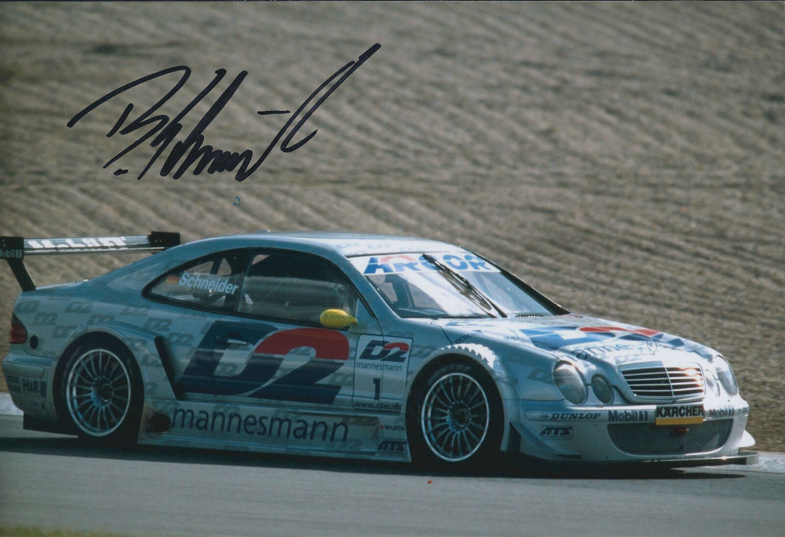 Bernd SCHNEIDER Signed 12x8 Photo Poster painting Autograph AFTAL COA Mercedes Nuerburgring Rare