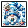 Gnome-Partial 11CT Stamped Cross Stitch Bead Embroidery 36*36cm tapestrymarket