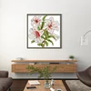 Flower Of Happiness - 14CT Stamped Cross Stitch 17*17cm/6.69*6.69in(Brand)