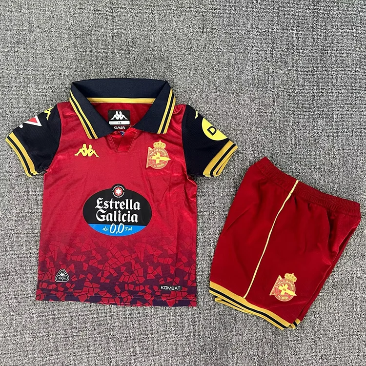 Kids Deportivo La Coruna 25/26 Away Football Jersey