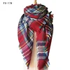 Plaid Pashmina Scarf Winter Scarf For Women