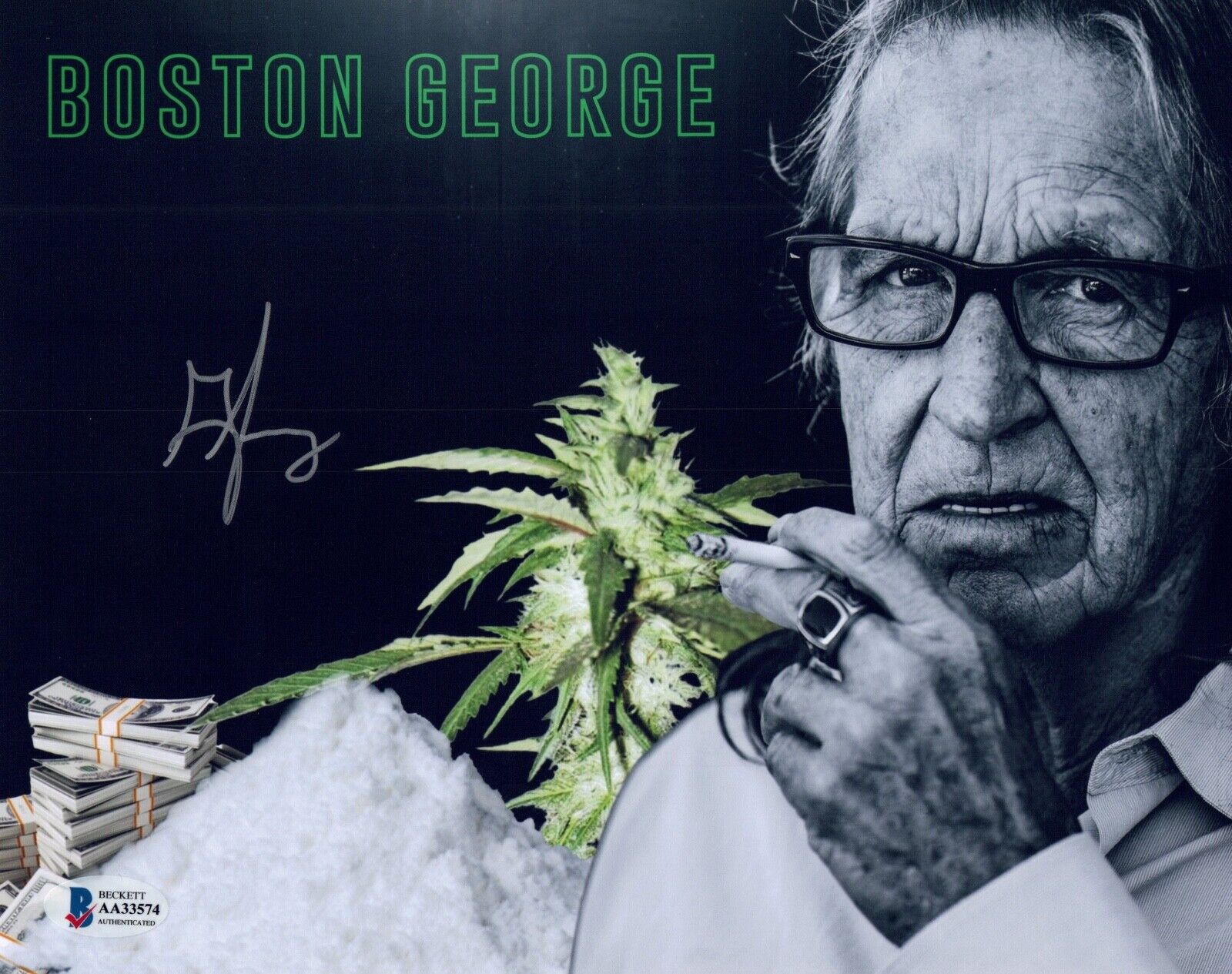 George Jung Signed Autographed 8x10 Photo Poster painting Blow Movie Smuggler Boston Beckett COA