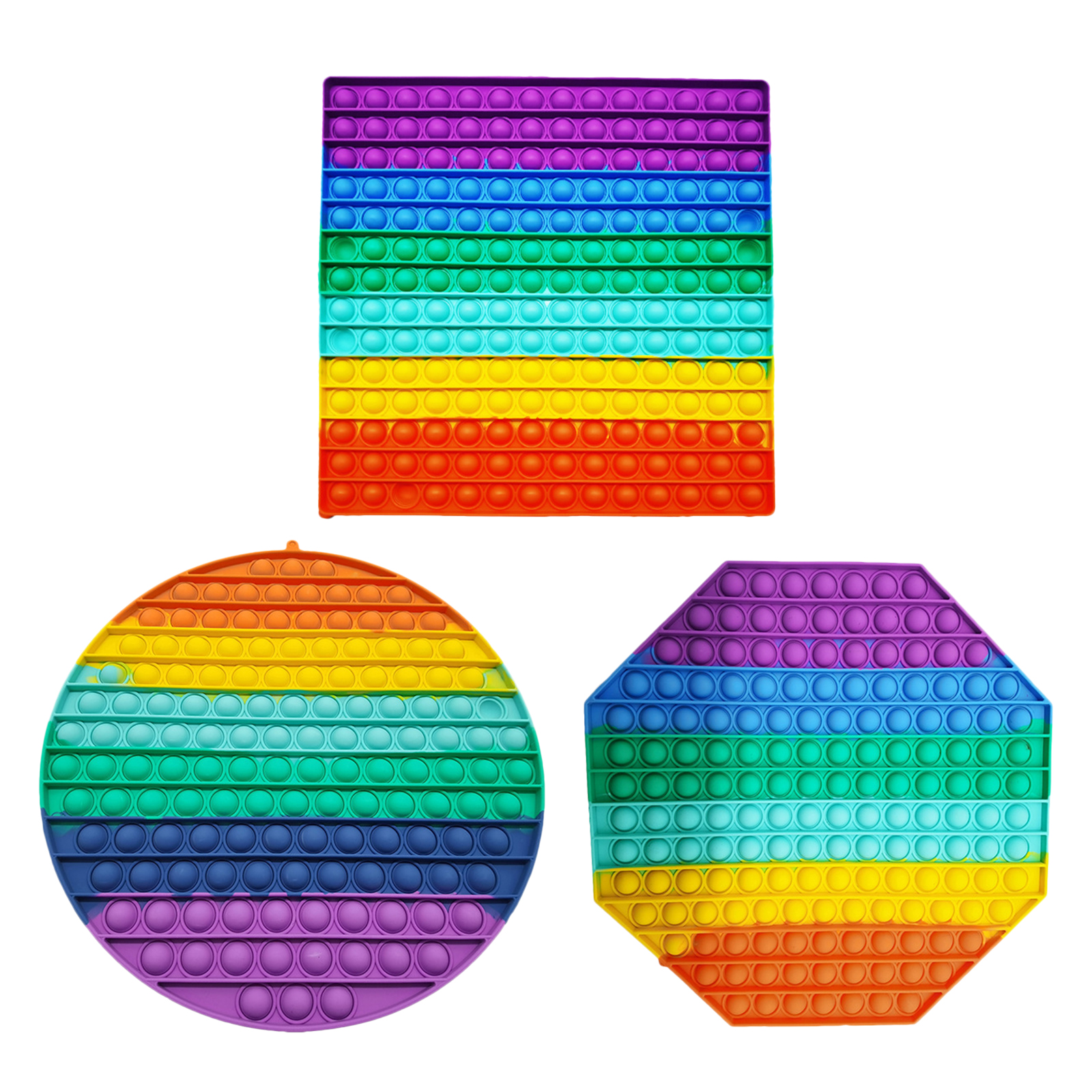 

Push Bubble Sensory Toy Silicone Stress Reliever Squeeze Autism Puzzle Toy, 501 Original