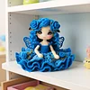 Rose Flower Fairy Crochet Kit for Beginners - Amigurumi DIY Doll Set with Step-by-Step Tutorial