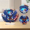 DIY Independence Day Eagle Diamond Painting Desktop Ornaments