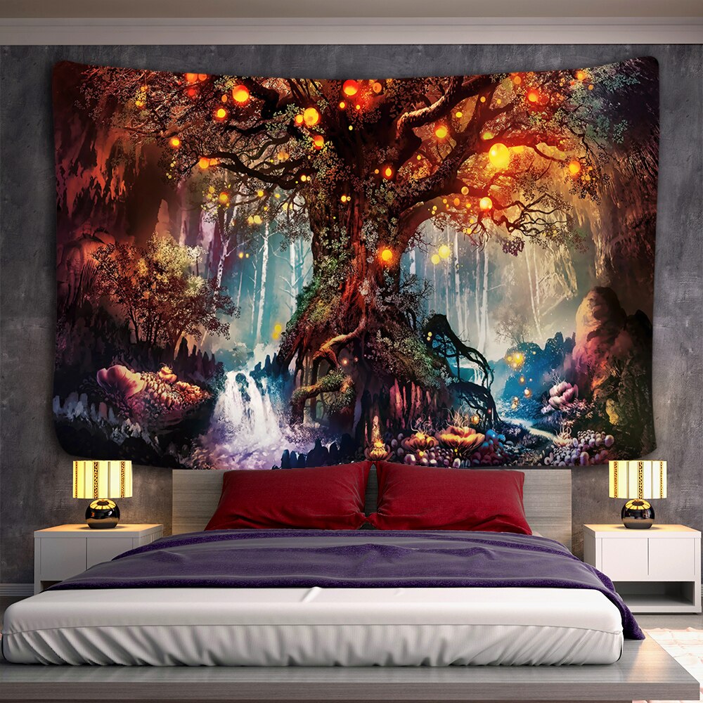 

Wall Tapestry - Wishing Trees 3D Print-150*130cm, 501 Original