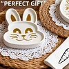 Easter Bunny Tray Silicone Mould DIY Easter Tray Resin Casting Moulds Reusable Easters Egg Storage Dish Moulds Handmade Ornament Mould for Coaster Gypsum Craft Gifts Making (Easter A)