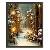 (Stamped/Counted) Snowy - 11CT Cross Stitch 40*50cm