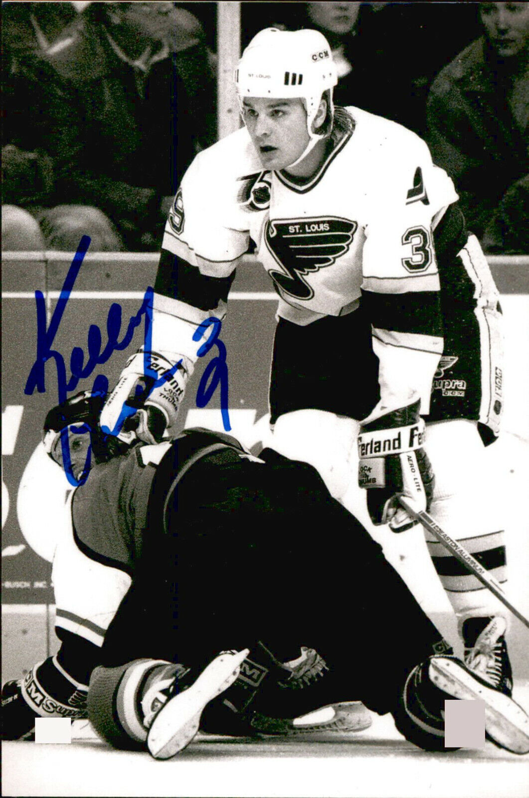 Kelly Chase SIGNED autographed 4x6 Photo Poster painting ST. LOUIS BLUES #3