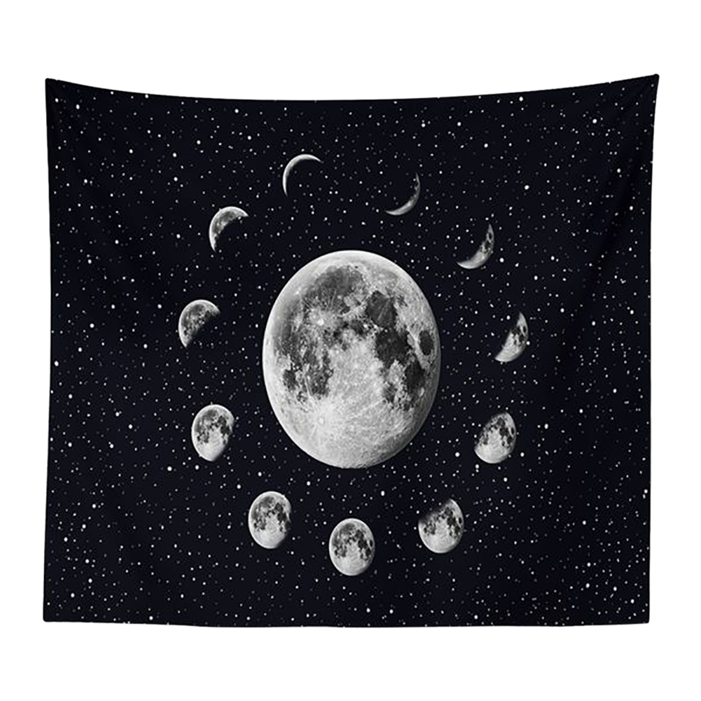 

Moon Printed Wall Hanging Tapestry Floor Carpet Bedspread Beach Mat (06 M, 501 Original