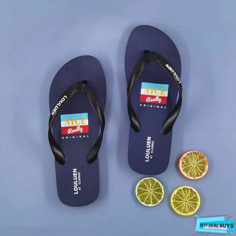 Men's Summer Outdoor Flip-flops Couple Beach Flip Flops