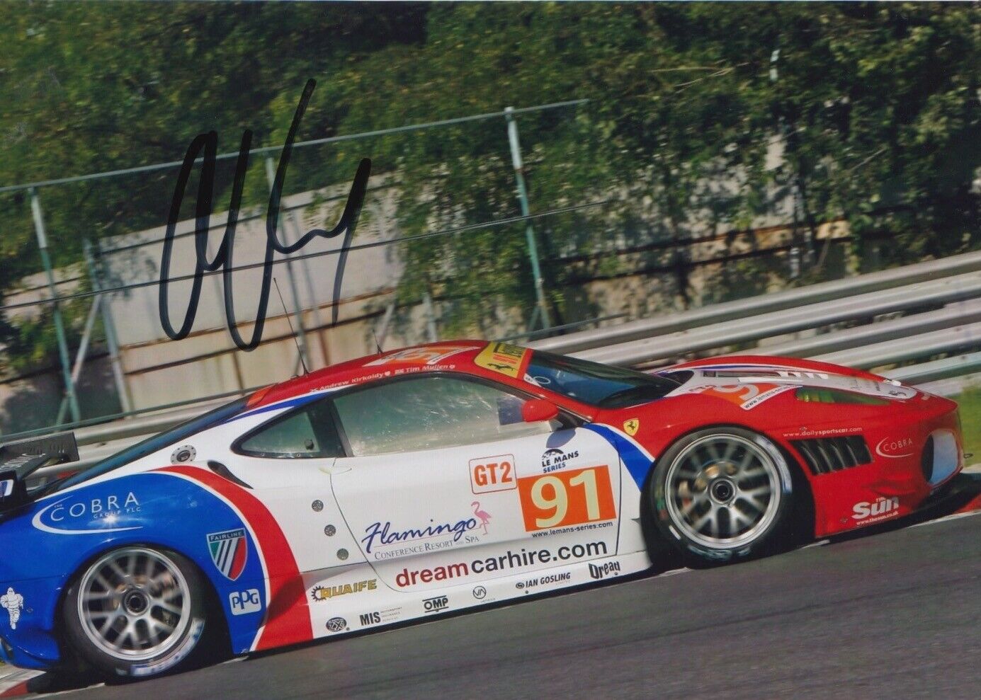 Andrew Kirkaldy Hand Signed 7x5 Photo Poster painting - Le Mans / Sports Car Autograph 5.