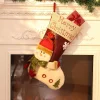 Christmas gift bag candy bag Santa Claus socks decoration Christmas tree pendant