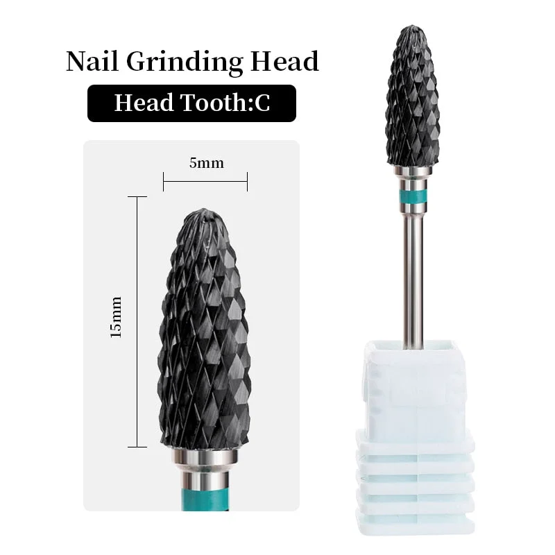 1Pcs Carbide Tungsten Nail Drill Bit Manicure Drill For Milling Cutter Electric Machine Nail Files Buffer Nail Art Equipment-Nail Inspo