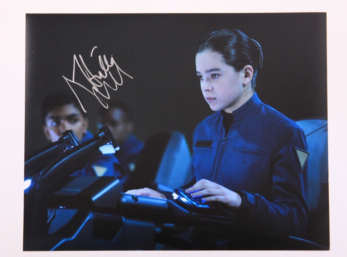 GFA Ender's Game Movie * HAILEE STEINFELD * Signed 11x14 Photo Poster painting H1 PROOF COA