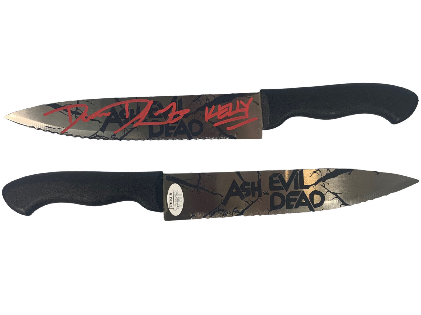 Dana DeLorenzo autographed signed inscribed knife Ash vs Evil Dead JSA COA Kelly