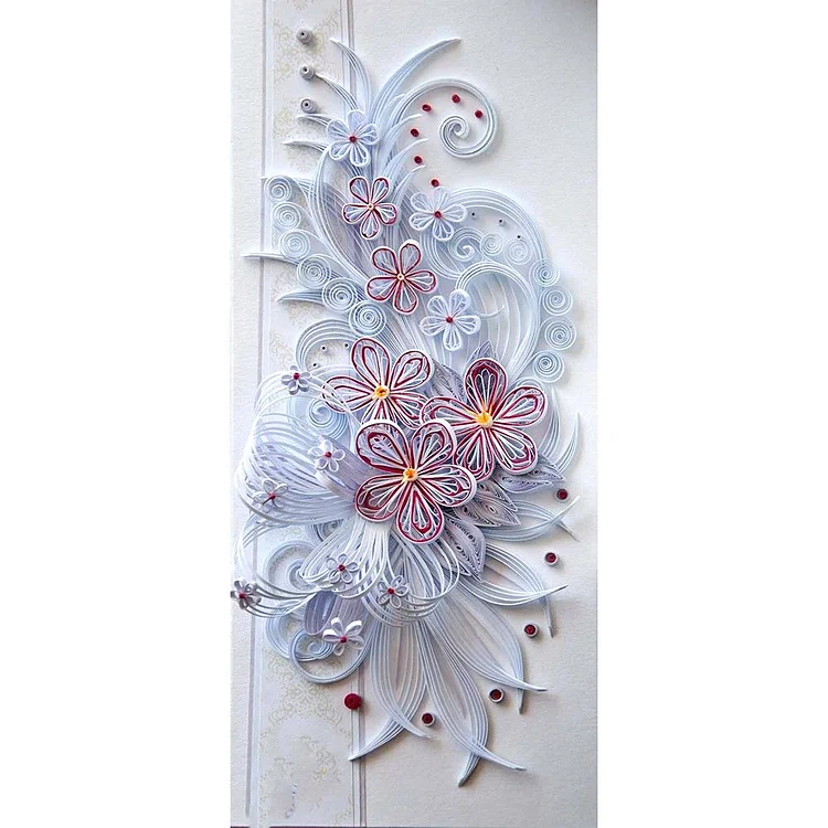 Flower - Full Round Drill Diamond Painting - 30x60cm(Canvas)
