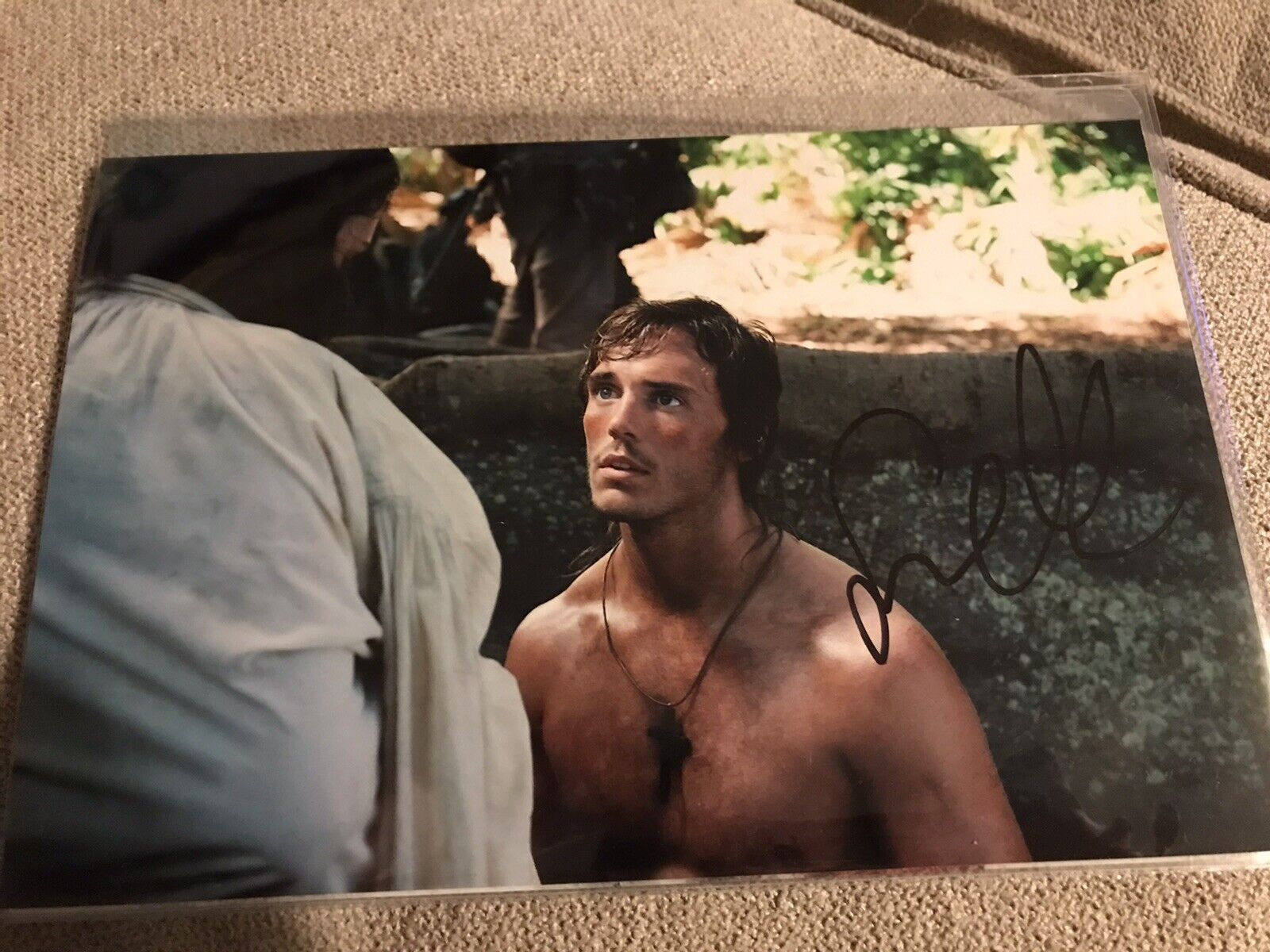 Sam Claflin Signed 9x6 Pirates Of The Caribbean Photo Poster painting