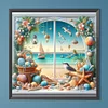 (40*40cm)Sea View - Full Round Drill Diamond Painting