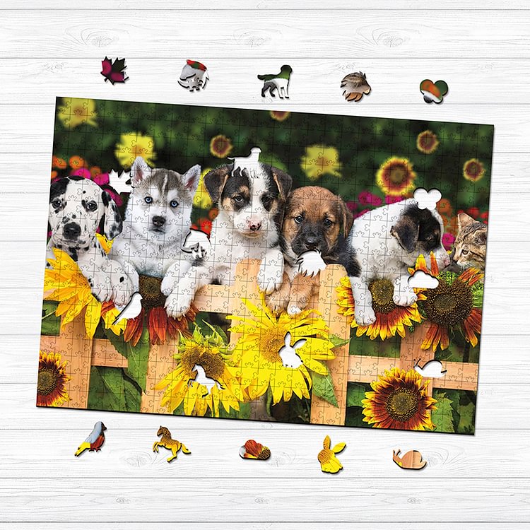Furry Friends Wooden Jigsaw Puzzle