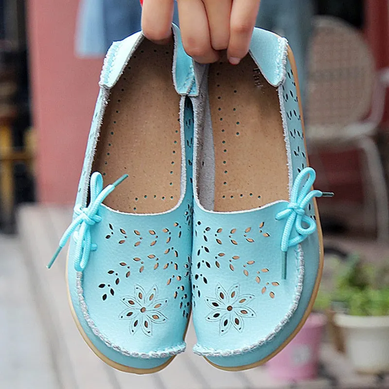 2021 Women Flat Shoes Fashion Women Casual Shoes Breathable Women's Loafers Shallow Comfort Mom Shoes Ladies Zapatillas Mujer