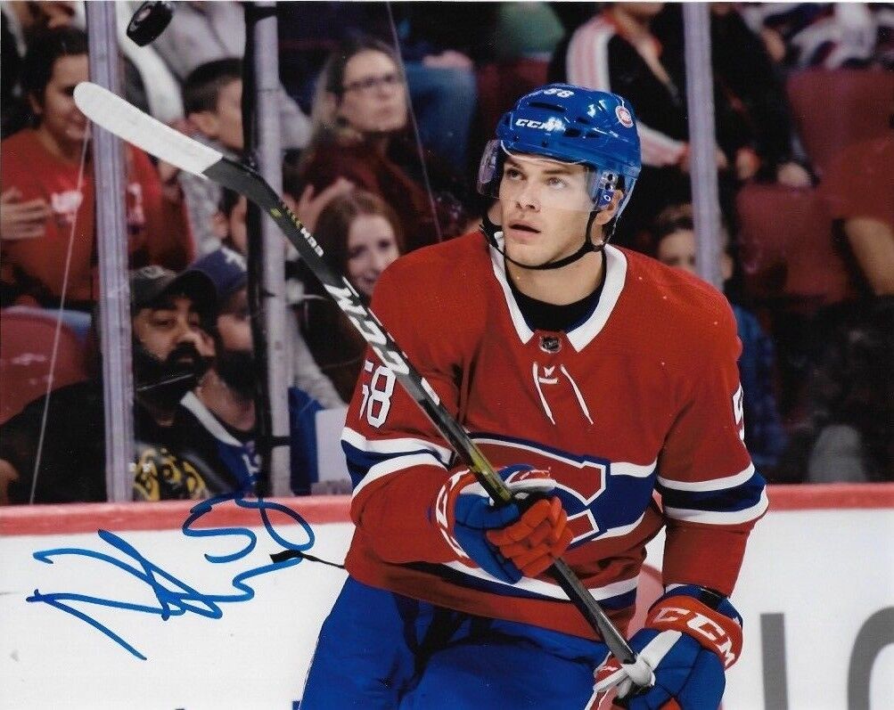 Montreal Canadiens Noah Juulsen Signed Autographed 8x10 Photo Poster painting COA #3