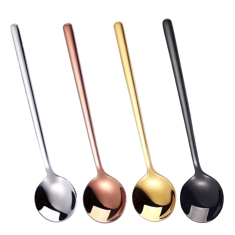 Casual Solid Color Stainless Steel Spoon
