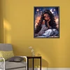 (40*50cm)Star Moon Girl - Round Partial AB Drill Diamond Painting