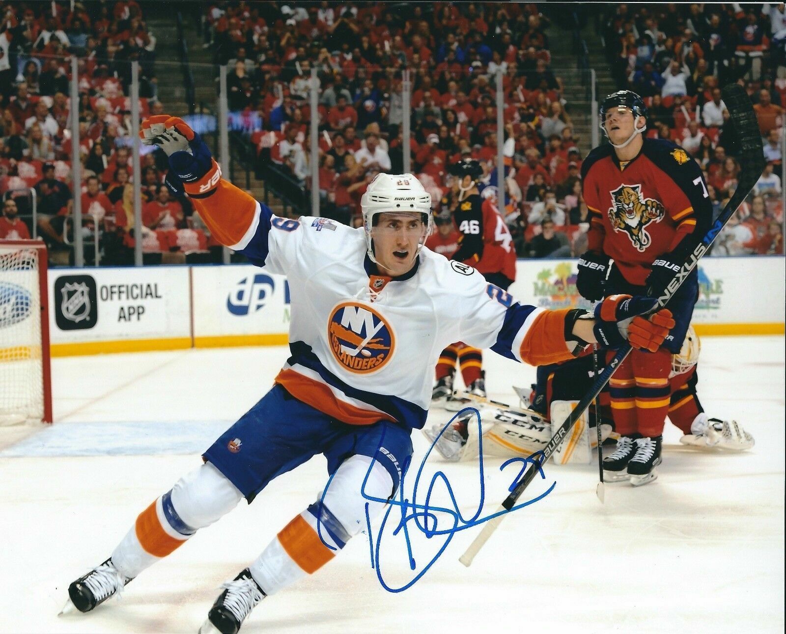 Brock Nelson Autographed Signed 8x10 Photo Poster painting ( Islanders ) REPRINT