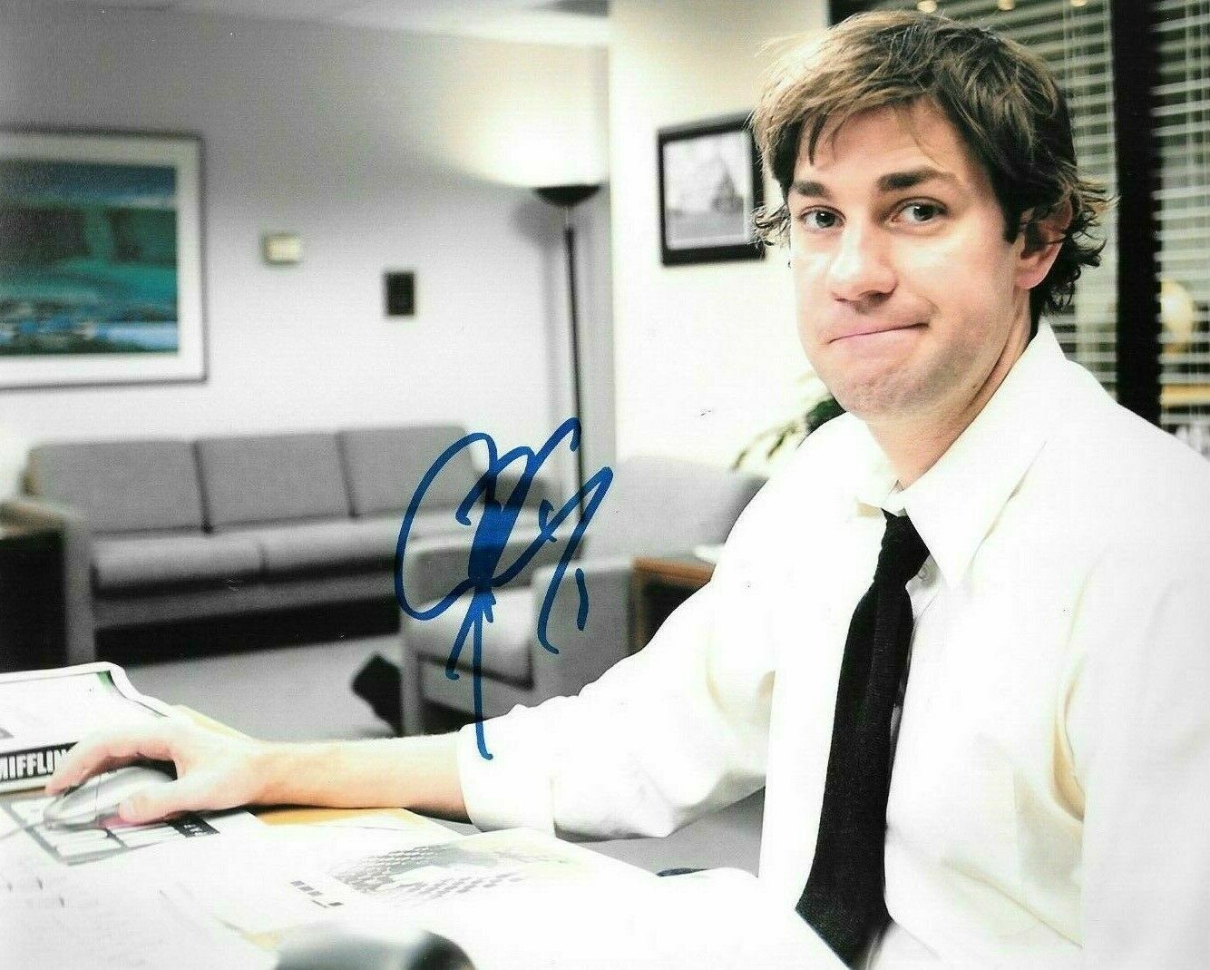 John Krasinski Autographed Signed 8x10 Photo Poster painting ( The Office ) REPRINT