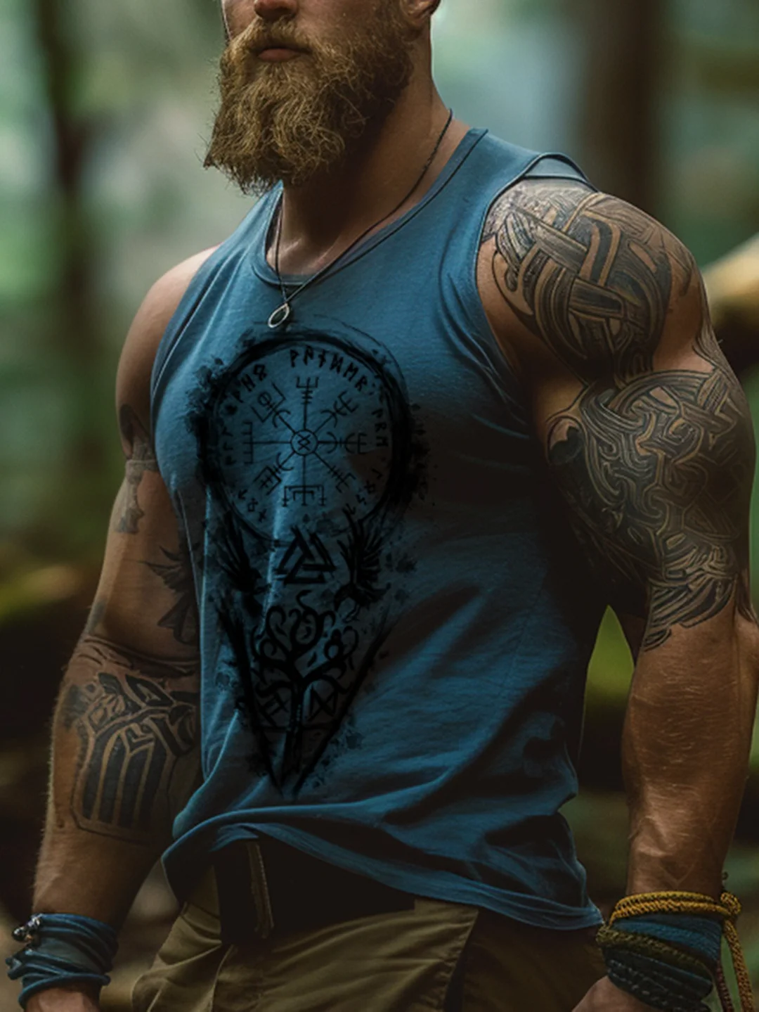 Viking Sleeveless T-Shirt-inspireuse